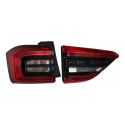 Par Lanterna Chery Tiggo 5x 2023 2024 2025 2026 L.e Esquerdo/motorista Vermelho