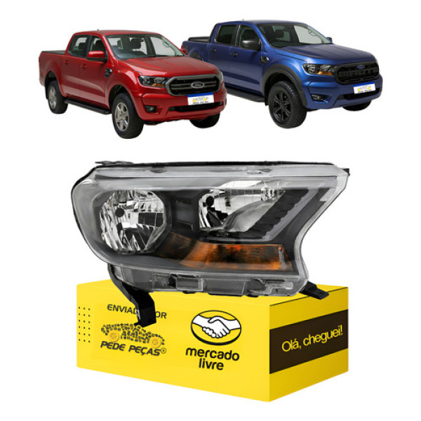Farol Ranger 2017 18 19 2020 2021 2022 2023 Xls Xl Storm L.d Direito/passageiro
