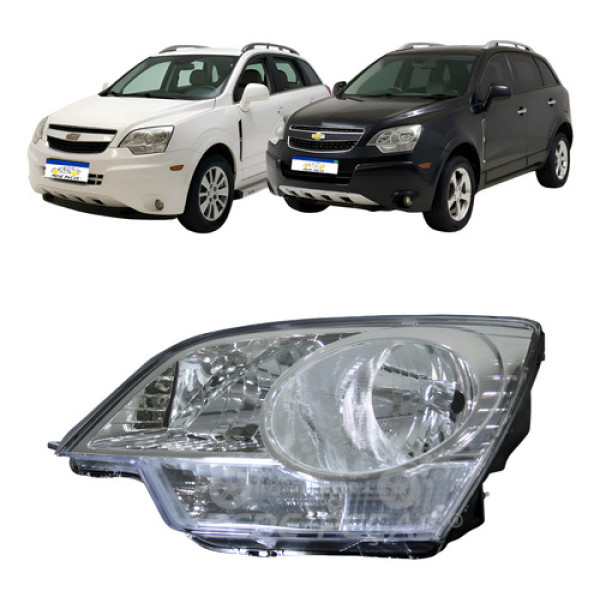 Farol Gm Captiva 2008 A 2014 Le Manual Awt Ecotec Sport Novo Esquerdo/motorista