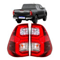 Lanterna Toyota Hilux 2021 2022 2023 Traseira Nova Par Direito Vermelho