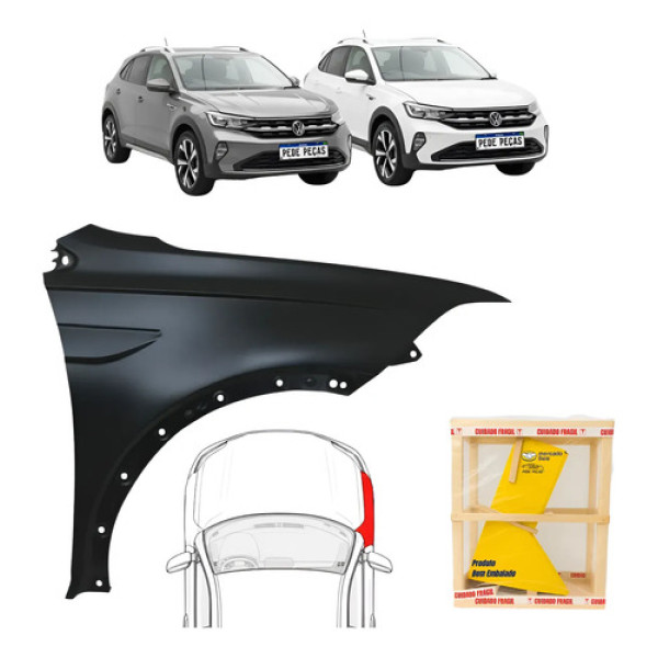 Paralama Direito Vw Nivus 2020 2021 2022 2023 24 25 26 2027
