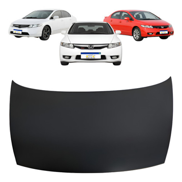 Capu Honda Civic 2007 2008 2009 2010 2011 Novo Preto