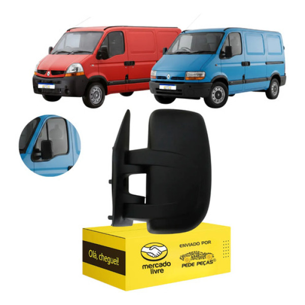 Retrovisor Renault Master 2003 A 2012 Fixo Le