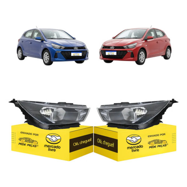 Par Sinaleira Farol Hb20 Sedan 2024 25 2026 Elétrico Novo Ambos Lados