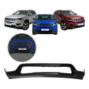 Spoiler Inferior Parachoque Jeep Compass 2017 2018 A 2021 Preto