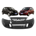 Parachoque Dianteiro Citroen C3 2008 2009 2010 11 2012 Novo Preto