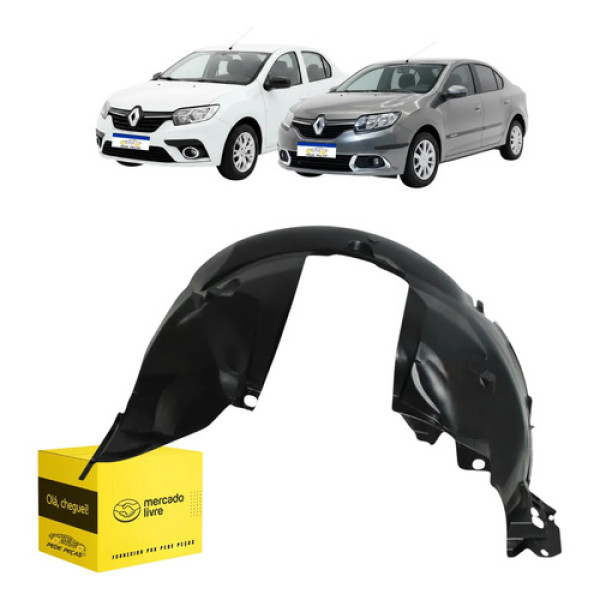 Parabarro Renault Sandero 2014 A 2024 Dianteiro Esquerdo