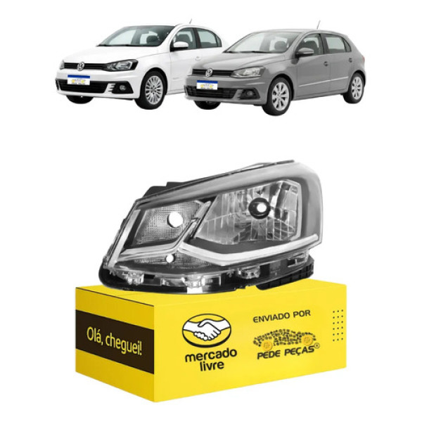 Sinaleira Esquerda Volkswagen Gol Voyage G7 2017 2018 Esquerdo/motorista