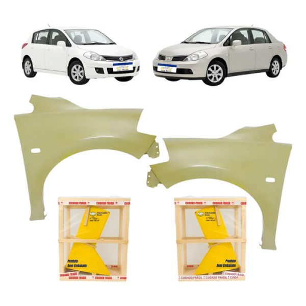 Par Paralama Nissan Tiida S Sl C/f Pisca 2008 A 2013