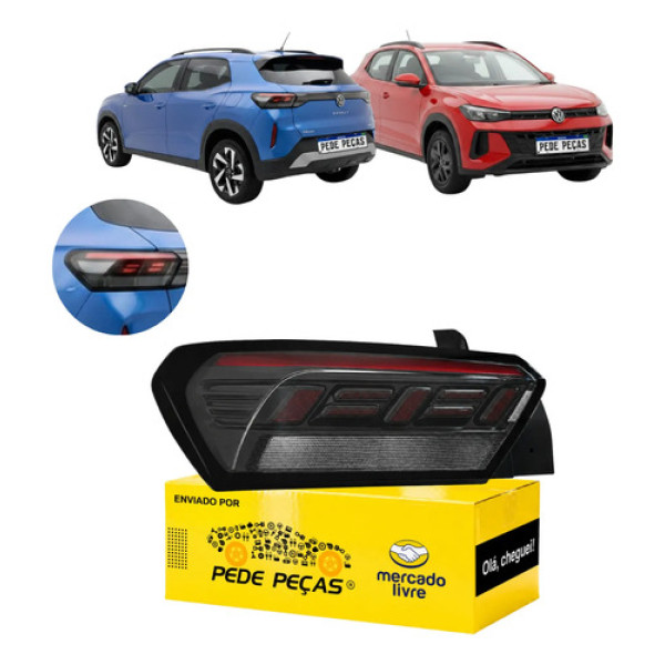 Lanterna Sinaleira Esquerda Volkswagen Tera 2025 2026 C/led Esquerdo/motorista Fumê