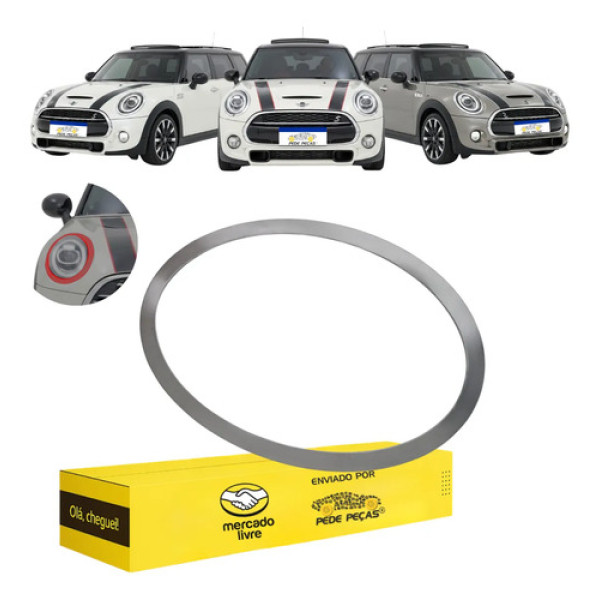 Moldura Aro Farol Mini Cooper F55 F56 2014 15 16 A 2020 Ld