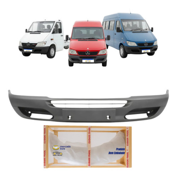 Parachoque Sprinter Cdi 313 2002 03 04 05 06 07 A 2011 Novo Preto