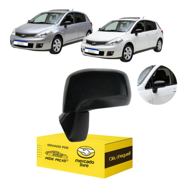 Retrovisor Nissan Tiida 2008 09 10 11 12 2013 Manual Le