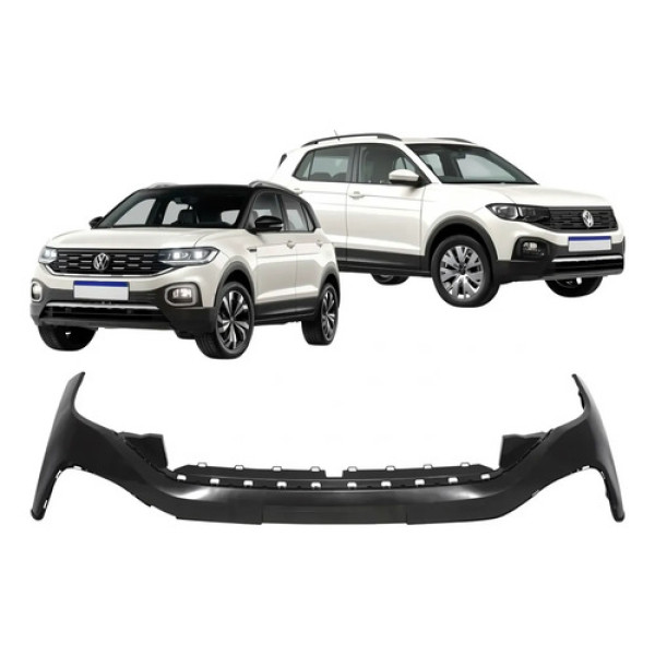 Parachoque Volkswagen Tcross 2019 2020 2021 2022 2023 2024 Preto