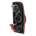 Lanterna Traseira Vw Saveiro G4 2006 2007 2008 2009 Fumê Le Esquerdo/motorista Vermelho/fumê
