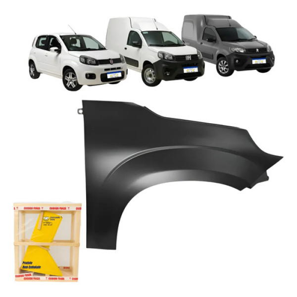 Paralama Fiorino 2022 A 2026 Partner Rapid 2022 A 2026 Ld
