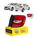 Lanterna Renault Sandero 2020 2021 2022 Canto C/led Ld Direito/passageiro Cristal