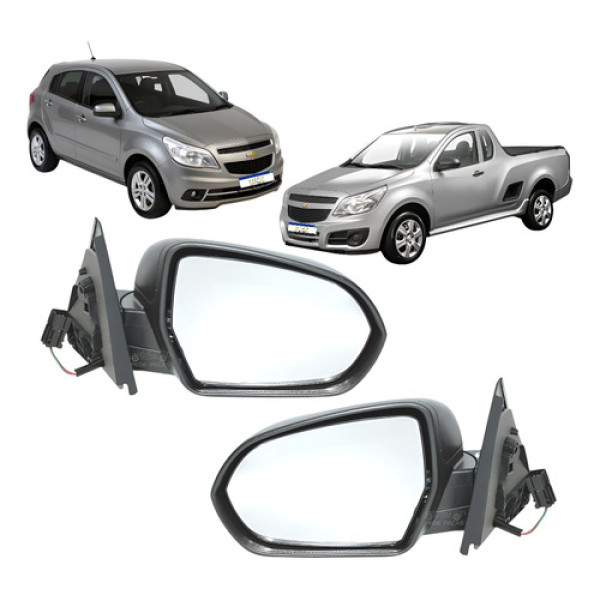 Retrovisor Agile Montana 2009 2010 2011 A 2021 Elétrico