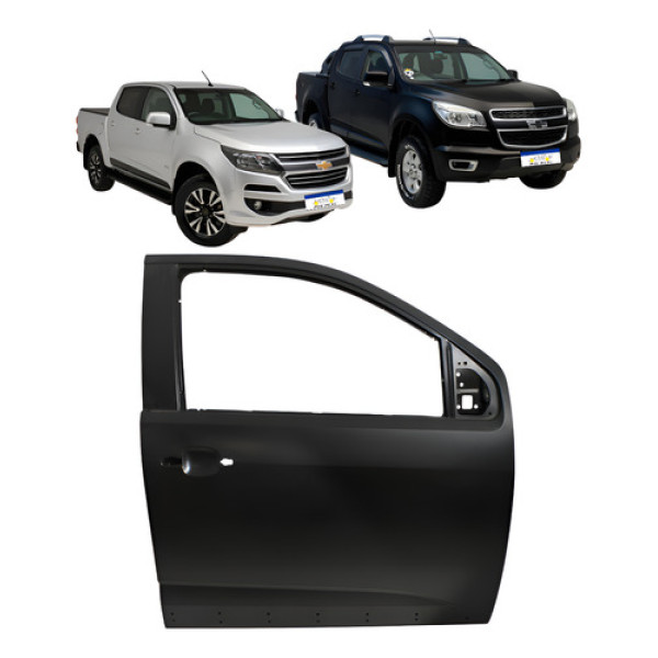 Porta Dianteira Direita Gm S10 Trailblazer 2012 2013 A 2024 Dianteira Direito Preto