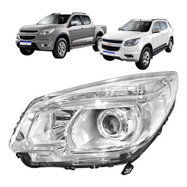 Farol Chevrolet S10 Trailblazer Ltz 2012 2013 2014 15 16 Le Esquerdo/motorista