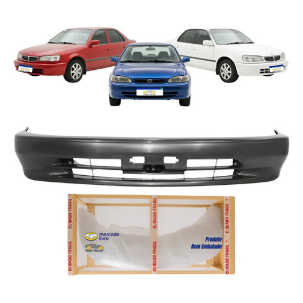Parachoque Toyota Corolla 1997 98 99 2000 2001 2002 Preto