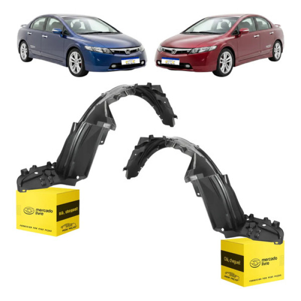 Lameiro Honda New Civic 2007 2008 2009 2010 2011 Par
