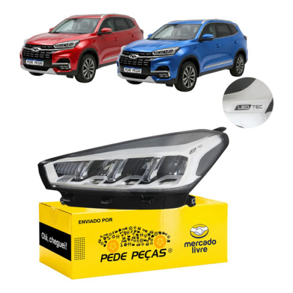 Farol Sinaleira Chery Tiggo 8 2020 A 2025 Txs Max Le Esquerdo/motorista