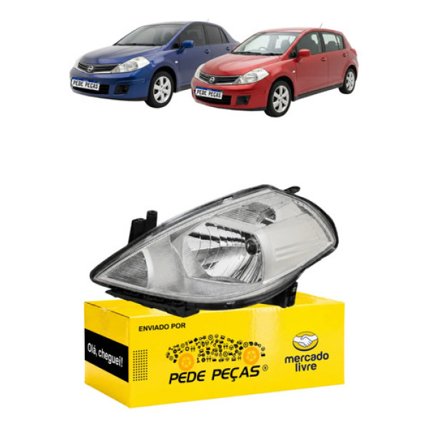 Sinaleira Nissan Tiida 2007 08 09 10 11 12 2013 C/avaria Le Esquerdo/motorista