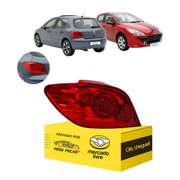 Lanterna Sinaleira Peugeot 307 Hatch 2007 08 09 10 A 2012 Le Esquerdo/motorista