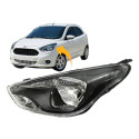 Farol Ford Ka 2015 2016 2017 2018 Mascara Negra Novo Le Esquerdo