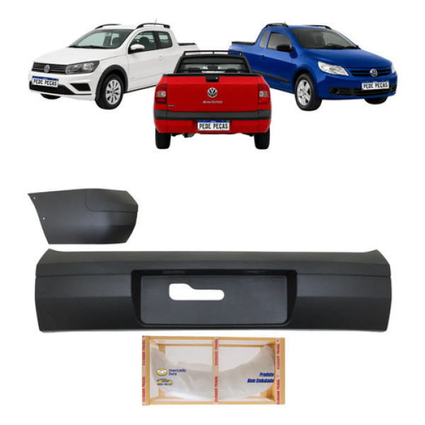 Kit Parachoque Ponteira Esquerda Vw Saveiro 2010 A 2016