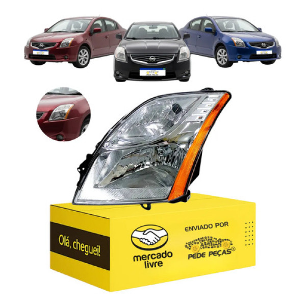 Sinaleira Farol Nissan Sentra 2010 A 2013 Pisca Ambar Le Esquerdo/motorista
