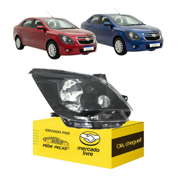 Farol Direito Gm Cobalt 2011 2012 2013 2014 2015 Direito/passageiro