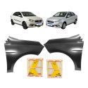 Par Paralama Fiat Grand Siena 2012 13 2014 2015 2016 A 2021
