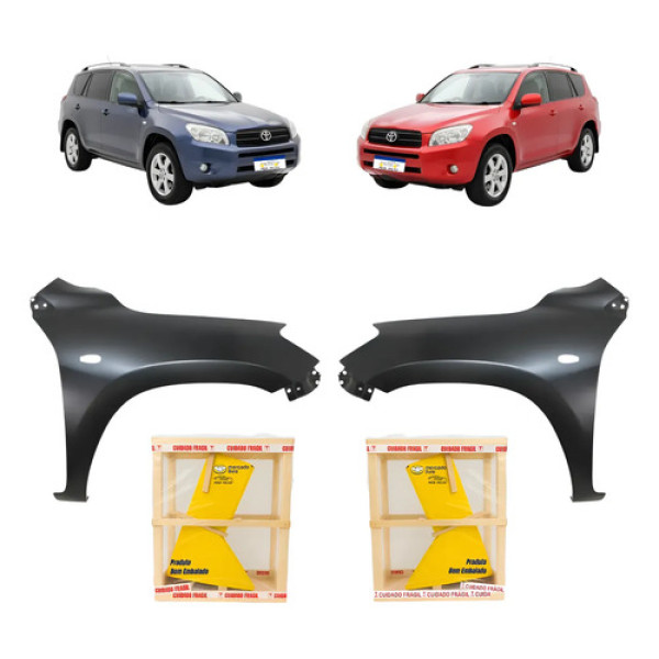 Paralama Toyota Rav4 2006 2007 2008 Novo Par