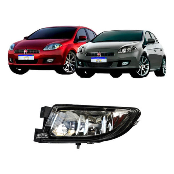 Farol De Milha Fiat Bravo 2011 2012 2013 2014 2015 2016 Le Esquerdo Motorista