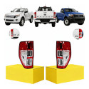Lanterna Traseira Ford Ranger 2013 A 2023 Par Ambos Lados Vermelho