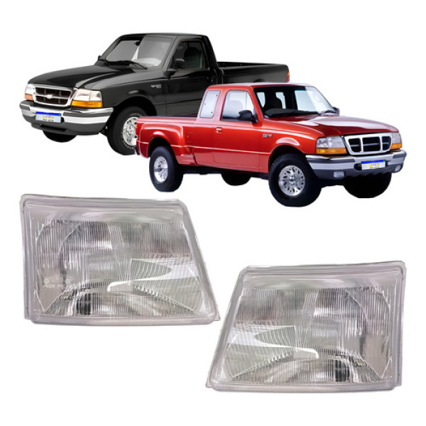 Par Farol Ford Ranger 1998 1999 2000 2001 2002 2003 04 Novo Ambos Lados