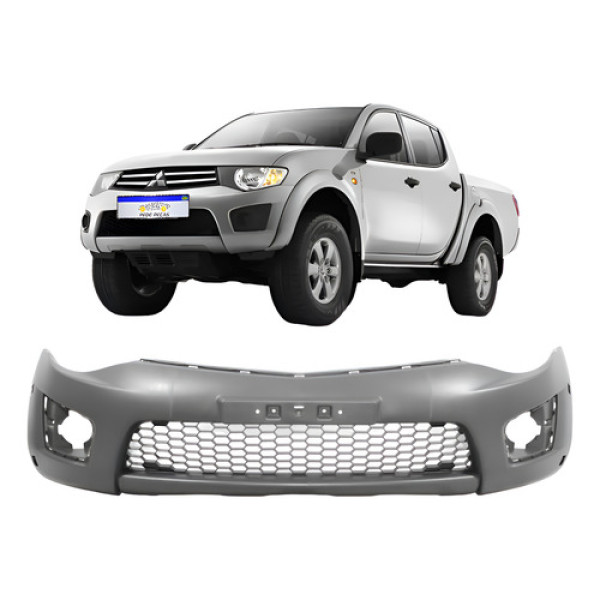 Parachoque L200 Triton 2011 2012 2013 2014 2015 2016 2017 Preto