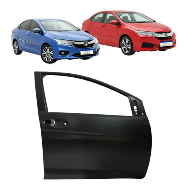 Porta Dianteira Direita Honda City 2015 2016 2017 A 2021 Dianteira Direita Preto