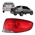 Lanterna Fiat Siena 2008 2009 2010 2011 2012 2014 2015 16 Ld Direito/passageiro Vermelho