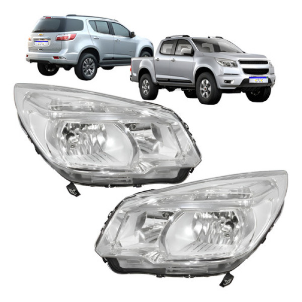 Farol Gm S10 Trailblazer 2012 2013 2014 2015 2016 Novo Direito