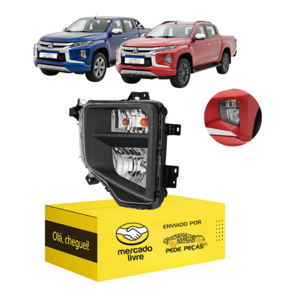 Farol Milha Auxiliar Triton Sport Hpe 2021 22 23 24 2025 L.e Cristal