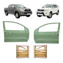Porta Dianteira Toyota Hilux Sw4 2005 2006 2007 A 2015 Par Dianteira Ambos Lados Cinza Para Pintura