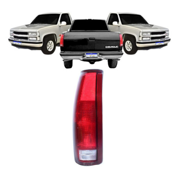 Lanterna Chevrolet Silverado Americana 1997 1998 A 2002 Le Esquerdo/motorista Vermelho