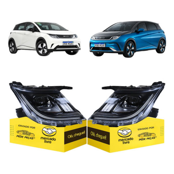 Par Sinaleira Byd Dolphin 2023 2024 2025 2026 Gs Ev Plus Ev Ambos Lados Preto