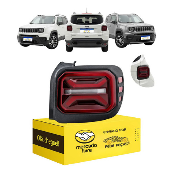 Sinaleira Traseira Jeep Renegade 2022 23 24 25 2026 Led Ld Direito/passageiro