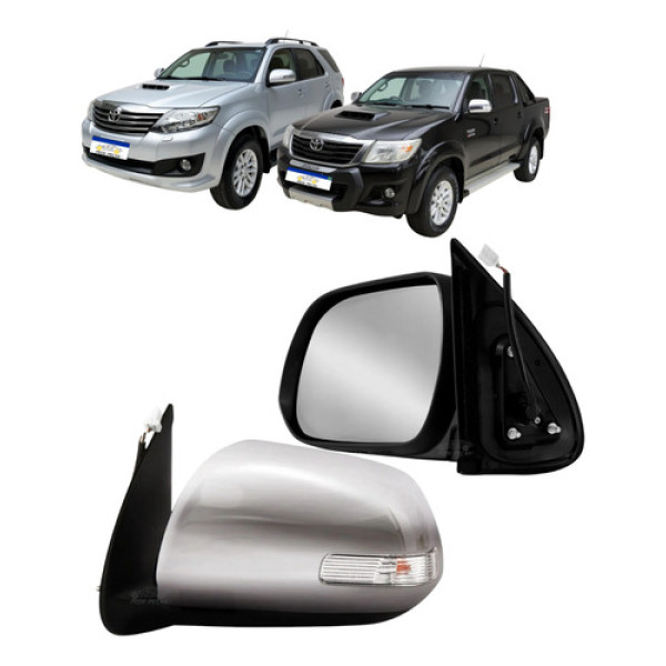 Retrovisor Toyota Hilux Sw4 2012 2013 2014 2015 C/pisca Le