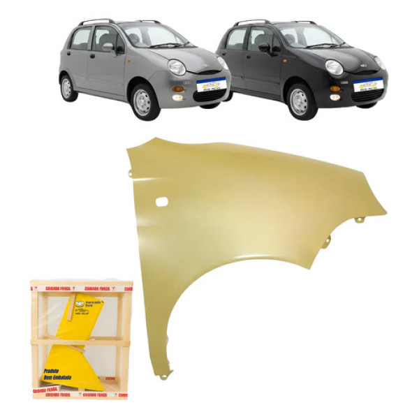 Paralama Chery Qq 2010 2011 2013 2015 Novo Ld