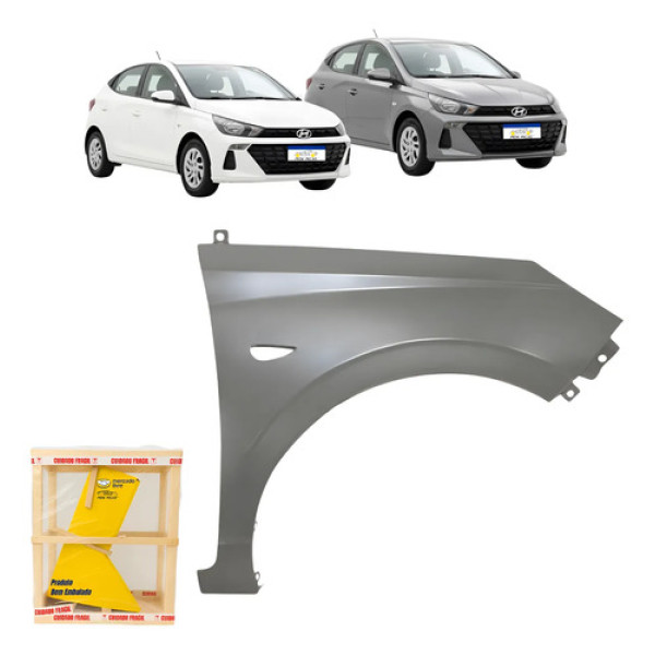 Paralama Hb20 Hatch 2023 2024 2025 2026 Novo L.d Sense
